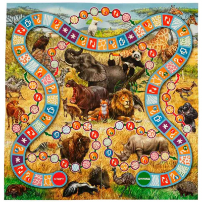 Настольная игра Животные планеты Земля Умка 4680107955319 1